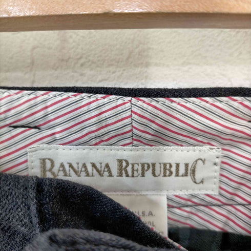 バナナリパブリック BANANA REPUBLIC USA製 ロケットTALON 2タック スラックスパンツ メンズ 30R