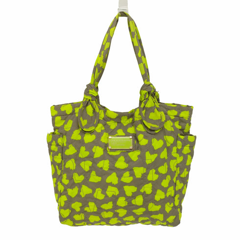 マークバイマークジェイコブス Marc by Marc Jacobs ハート柄 レオパード キルティング ハンド トート バッグ レディース