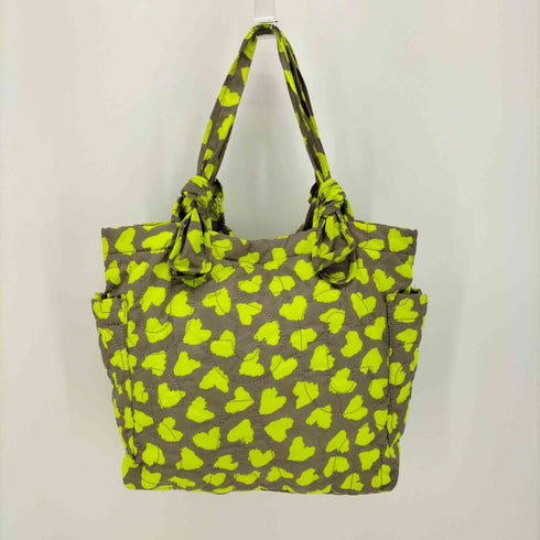 マークバイマークジェイコブス Marc by Marc Jacobs ハート柄 レオパード キルティング ハンド トート バッグ レディース