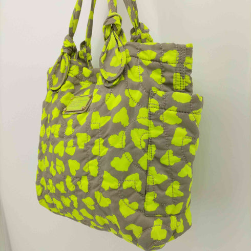 マークバイマークジェイコブス Marc by Marc Jacobs ハート柄 レオパード キルティング ハンド トート バッグ レディース