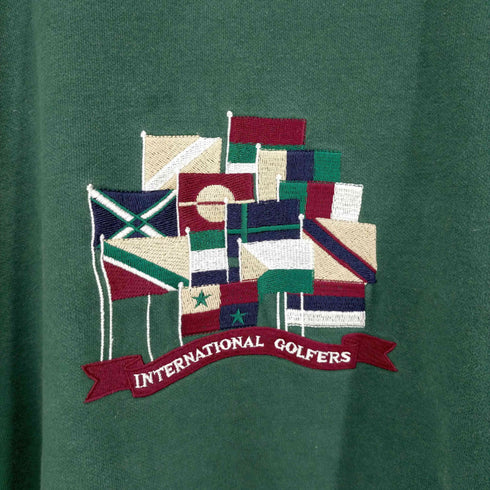 コービン CORBIN INTERNATIONAL GOLFERS ツートン クルーネックスウェット メンズ import:L