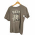 90S MADE IN USA コピーライト入り BEER フロントプリントTシャツ メンズ import:L