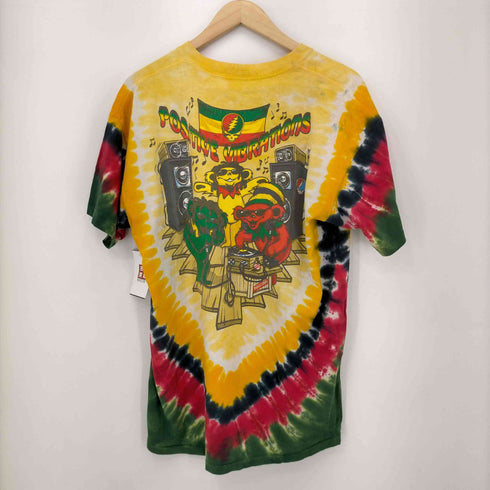 リキッドブルー LIQUID BLUE 2000年コピーライト タイダイプリントTシャツ POSITIVE VIBRATIONS メンズ import:L