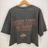 ハーレーダビッドソン HARLEY-DAVIDSON ロゴプリント リメイクTシャツ レディース import:XL