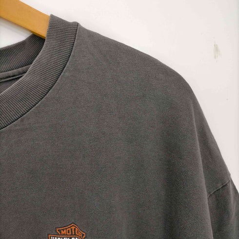 ハーレーダビッドソン HARLEY-DAVIDSON ロゴプリント リメイクTシャツ レディース import:XL