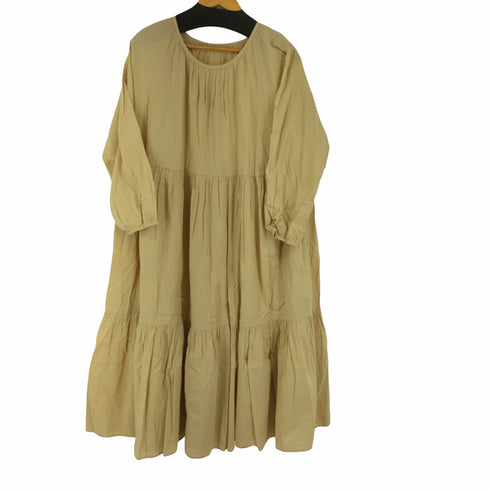 グリーンレーベルリラクシング GREEN LABEL RELAXING ドローインングムジマキシワンピース レディース