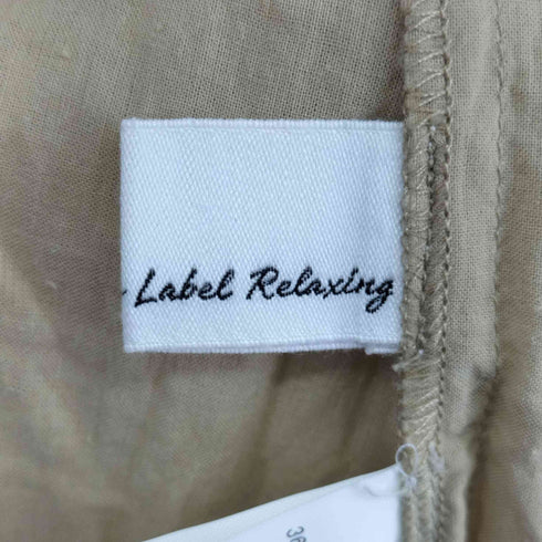 グリーンレーベルリラクシング GREEN LABEL RELAXING ドローインングムジマキシワンピース レディース