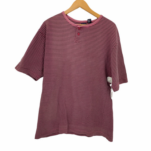ギャップ Gap 90S MADE IN USA ガーメントダイヘンリーネックボーダーカットソー メンズ import:L