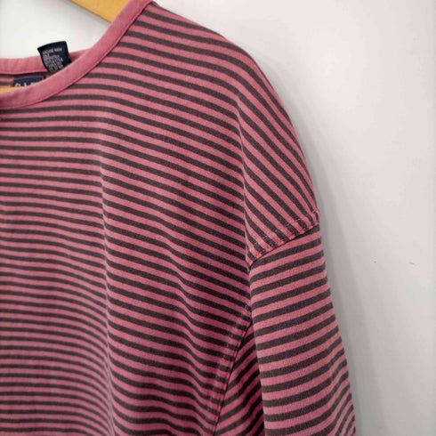 ギャップ Gap 90S MADE IN USA ガーメントダイヘンリーネックボーダーカットソー メンズ import:L