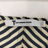 ティーバイアレキサンダーワン T by Alexander Wang バイアスストライプ ノースリーブシルクワンピース レディース UK:6