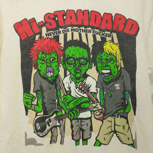ハイスタンダード HI-STANDARD NDMF プリント モンスター バンドTシャツ メンズ JPN:S