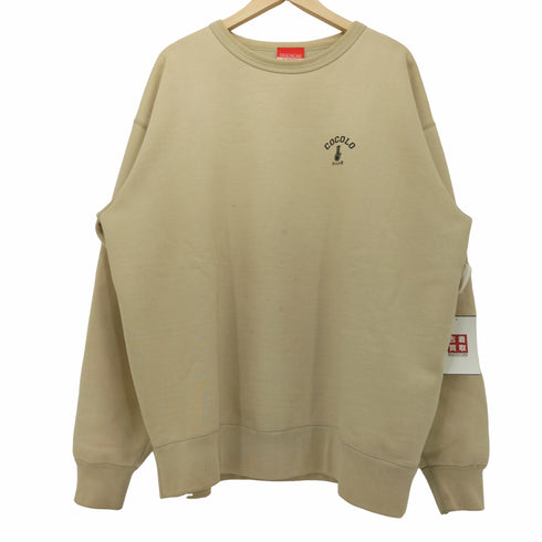 ココロブランド COCOLO BLAND CLASSICS 裏地フリース ロゴ プリント スウェット メンズ JPN:XXL