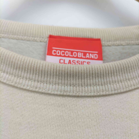 ココロブランド COCOLO BLAND CLASSICS 裏地フリース ロゴ プリント スウェット メンズ JPN:XXL