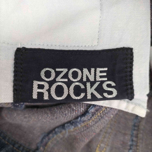 オゾンロックス OZONE ROCKS 90-00s サイドボタン デニムフレアスカート Y2K レディース ONE SIZE