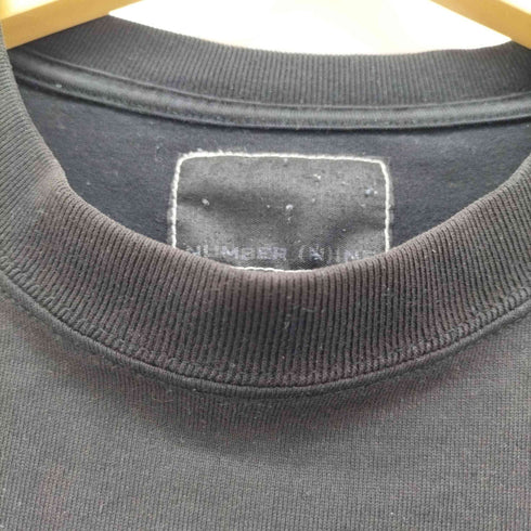 N NUMBER デジタルロゴクルーネックTシャツ メンズ 4