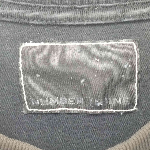 N NUMBER デジタルロゴクルーネックTシャツ メンズ 4