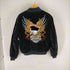 ハーレーダヴィットソン HARLEY DAVIDSON 総刺繍ベロア地スタジャン メンズ JPN:L