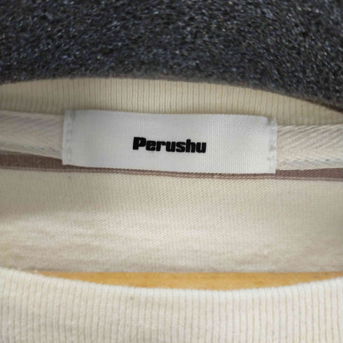 ペルーシュ Perushu ボーダー L/S TEE メンズ import:L