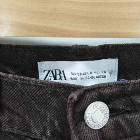 ザラ ZARA カラーデニムパンツ レディース EUR:36