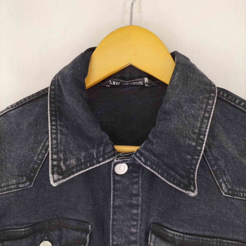 ザラ ZARA ブラックデニムオールインワン レディース XS