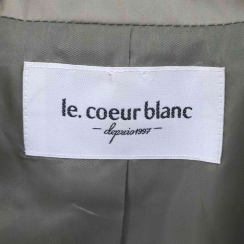 ルクールブラン le.coeur blanc トレンチコート レディース