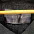 シティー CITY パネル切替Vネックコットンリブニット メンズ