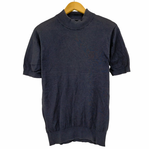 ジョンスメドレー JOHN SMEDLEY 英国製 モックネック 半袖コットンニット レディース import:S