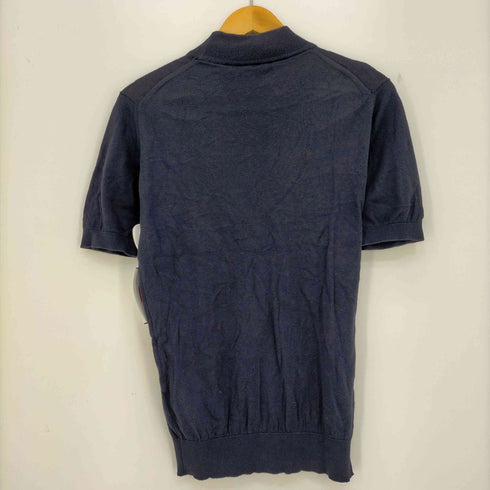 ジョンスメドレー JOHN SMEDLEY 英国製 モックネック 半袖コットンニット レディース import:S