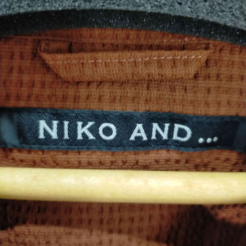 ニコアンド Niko and... シアサッカーシャツ メンズ 4