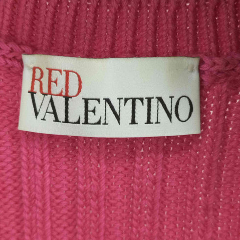 レッドヴァレンティノ RED VALENTINO スリーブデザイン コットンリブニット レディース import:S