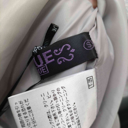 ルイルエブティック RUIRUE BOUTIQUE ビジュー付ロールカラーセットアップスーツ レディース S