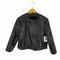 ザラ ZARA ノーカラーレザージャケット レディース import:XS