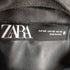 ザラ ZARA ノーカラーレザージャケット レディース import:XS