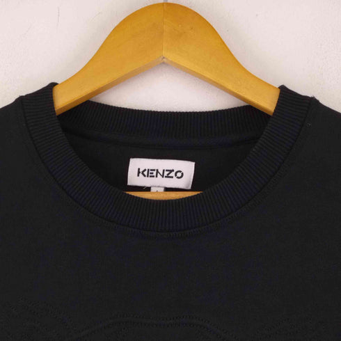 ケンゾー KENZO 20AW Tiger Head Logo Embroidered Cotton Fleece Lined Round Neck Long Sleeves メンズ JPN:L