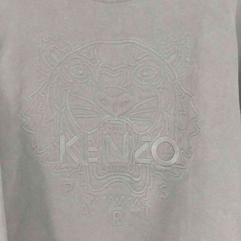 ケンゾー KENZO 20AW Tiger Head Logo Embroidered Cotton Fleece Lined Round Neck Long Sleeves メンズ JPN:L