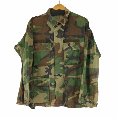 ユーエスアーミー US ARMY RIPSTOP BDU SHIRTS ウッドランドカモ メンズ medium regular