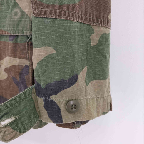 ユーエスアーミー US ARMY RIPSTOP BDU SHIRTS ウッドランドカモ メンズ medium regular