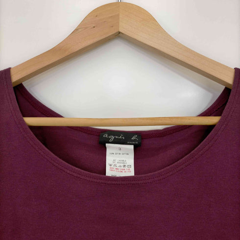 アニエスベー agnes b. UネックTシャツ レディース 3