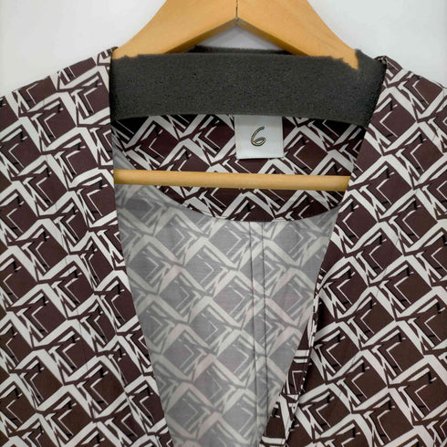 ロクビューティーアンドユースユナイテッドアローズ 6 BEAUTY & YOUTH UNITED ARROWS SQUARE PRINT SHIRT JACKET メンズ US:36