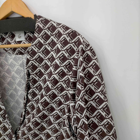 ロクビューティーアンドユースユナイテッドアローズ 6 BEAUTY & YOUTH UNITED ARROWS SQUARE PRINT SHIRT JACKET メンズ US:36