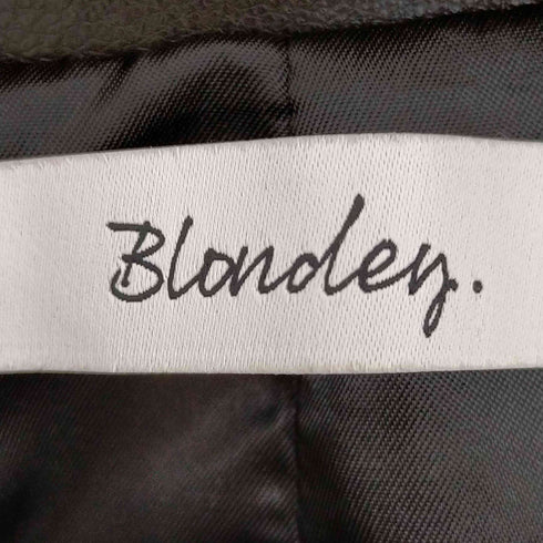 BLONDEY ライダースベスト レディース FREE