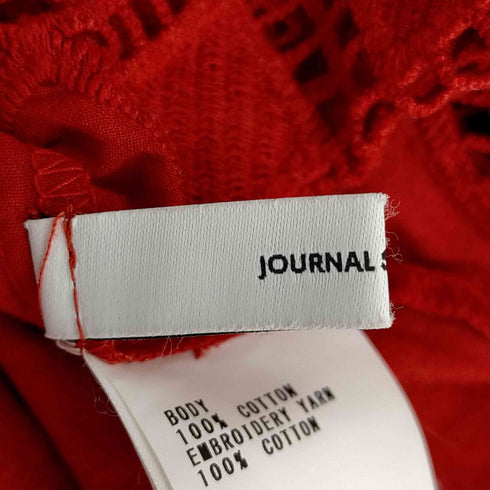 ジャーナルスタンダード JOURNAL STANDARD エンブロイダリーレース ブラウス レディース FREE
