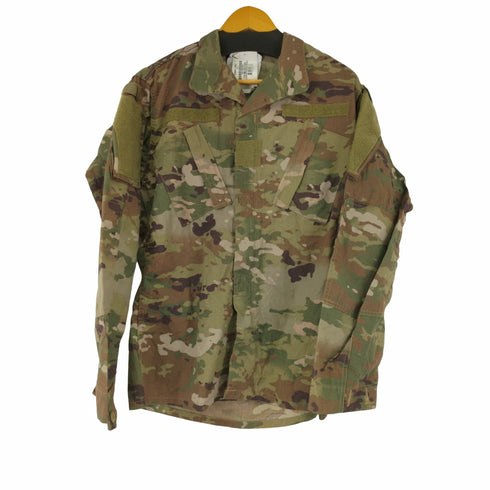 ユーエスアーミー US ARMY カモフラ COMBAT COAT メンズ small long