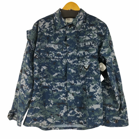 ユーエスアーミー US ARMY ミリタリージャケット マルチカラー デジタルカモ メンズ small short