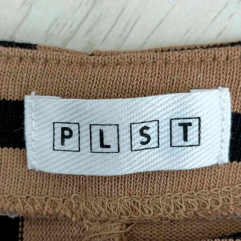 プラステ PLST ボーダーバスクワンピース レディース JPN:M
