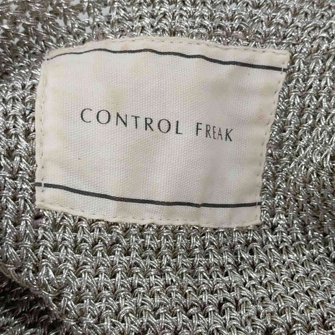 コントロールフリーク Control Freak メタリック編み込みハンドバッグ レディース