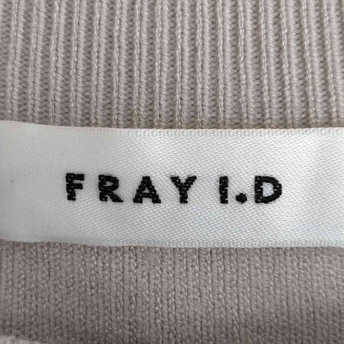 フレイアイディー FRAY I.D プリーツ楊柳シフォンニットプルオーバー レディース ONE SIZE