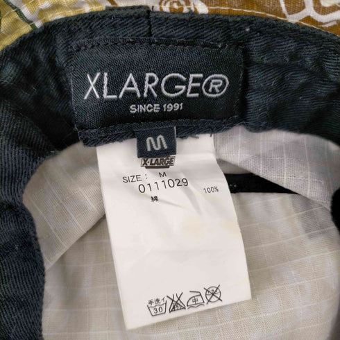 エクストララージ XLARGE 総柄リップストップバケットハット レディース M