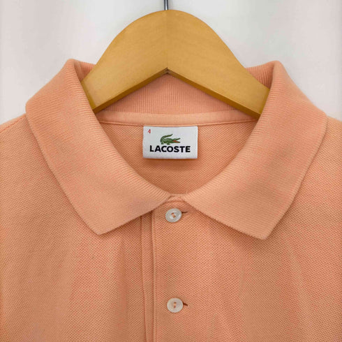 ラコステ LACOSTE ロゴ刺繍鹿の子ポロシャツ メンズ 4