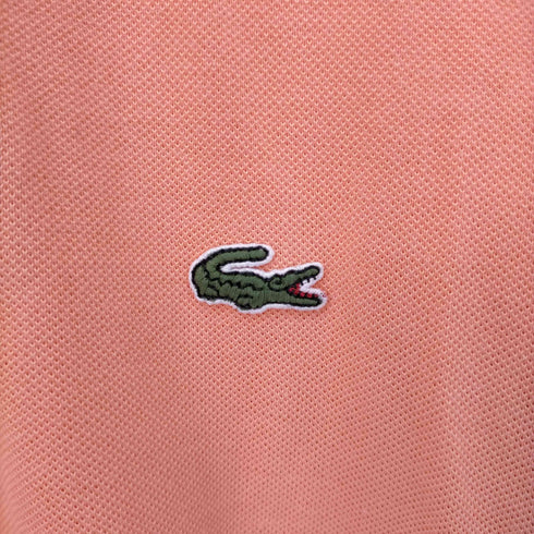 ラコステ LACOSTE ロゴ刺繍鹿の子ポロシャツ メンズ 4